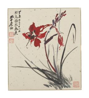 Zhang Daqian - Daylily, 1967