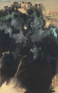 Zhang Daqian - On Route Switzerland-Austria Iv