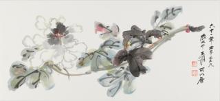 Zhang Daqian - Peony, 1972