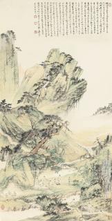 Zhang Daqian - Record Of The Pavilion Of The Drunken Old Man