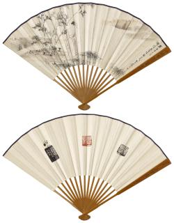 Zhang Daqian - Scholar under Bamboo