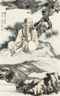 Zhang Daqian - Scholar under Pine