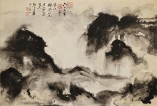 Zhang Daqian - Splashed Ink Landscape