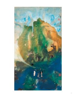 Zhang Daqian - Summer on California Mountain