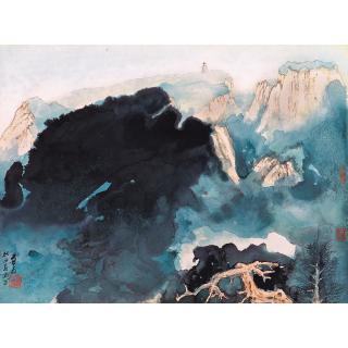 Zhang Daqian - Top Of The Mountain