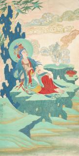 Zhang Daqian - Water-Moon Guanyin