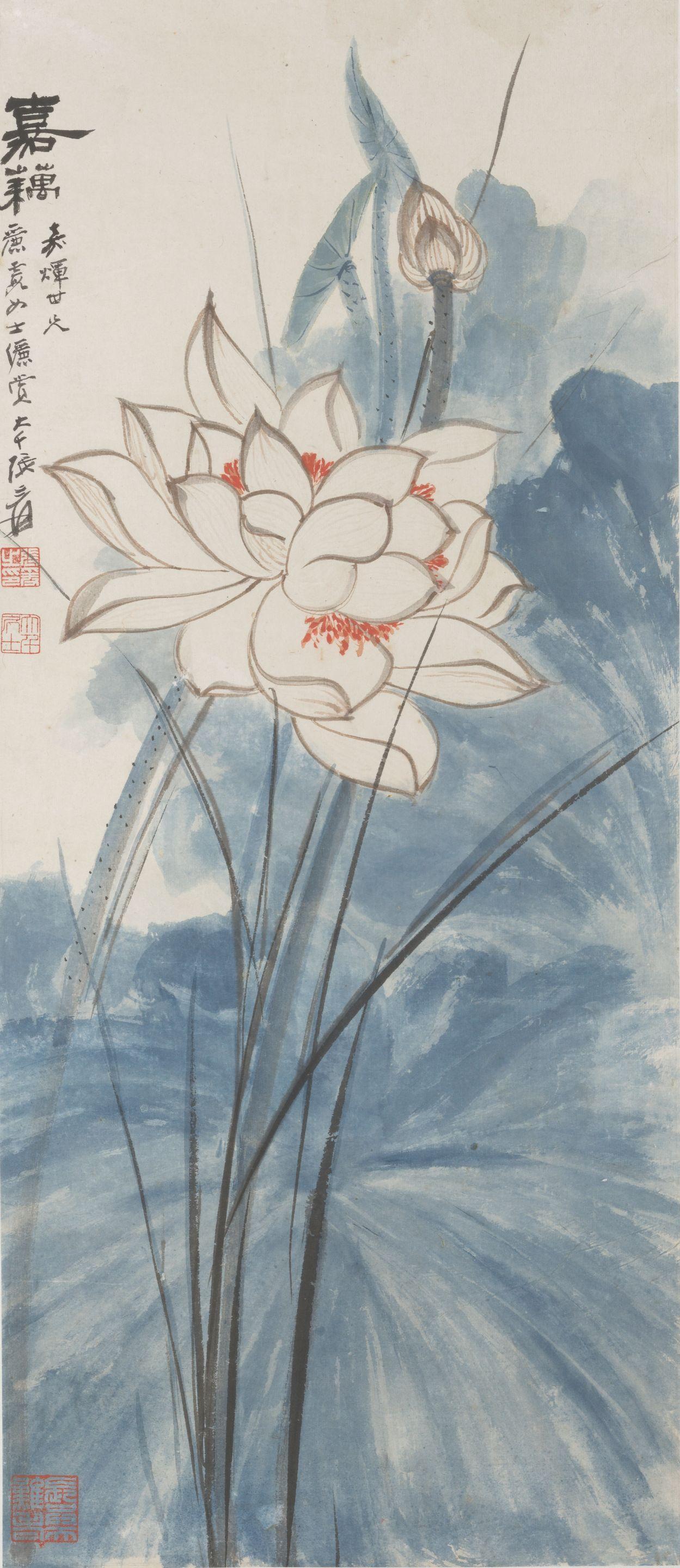 Zhang Daqian - White Lotus