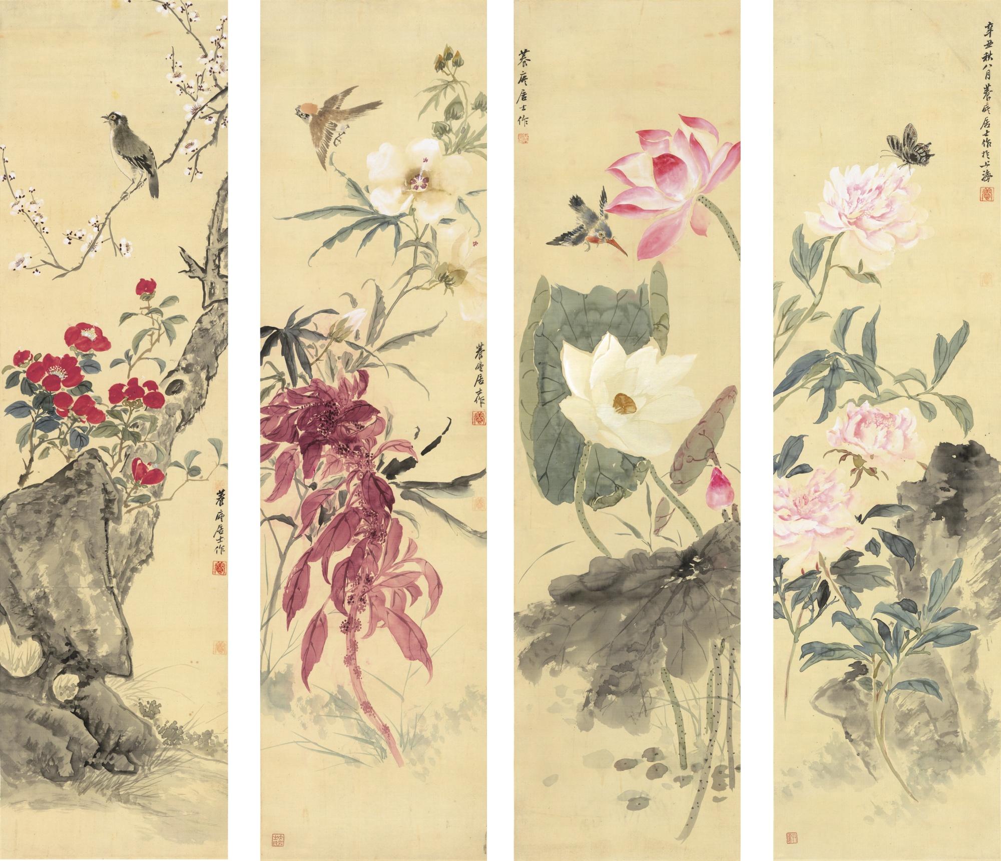 Zhang Dazhuang - Blossoms In Four Seasons