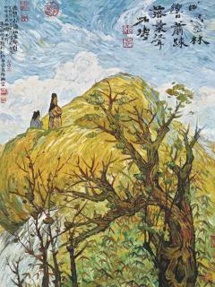 Zhang Hongtu - Shitao (Album)-Van Gogh #5