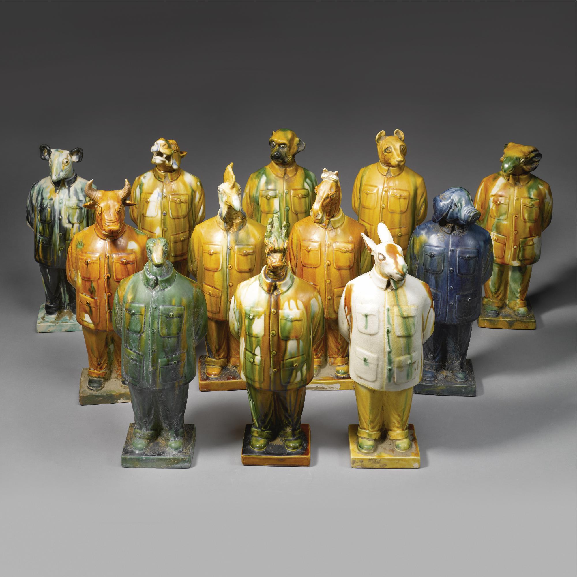 Zhang Hongtu - Tang-Styled Zodiac Figures