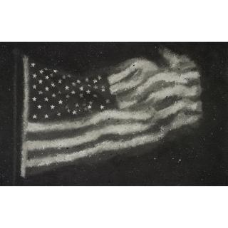 Zhang Huan - America Flag No.2