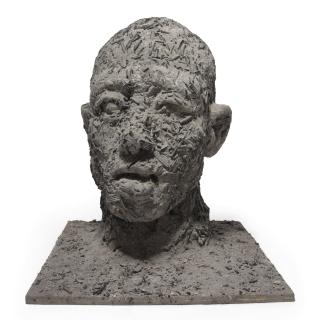 Zhang Huan - Ash Head No.5