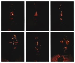 Zhang Huan - Chicken Pox, In 6 Parts, 2000