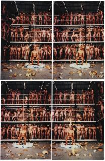 Zhang Huan - My America (Performance, Hard To Acclimate, November 1999, Seattle Art Museum)