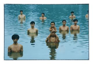 Zhang Huan - To Raise The Water Level In A Fish Pond (Close Up), 1997