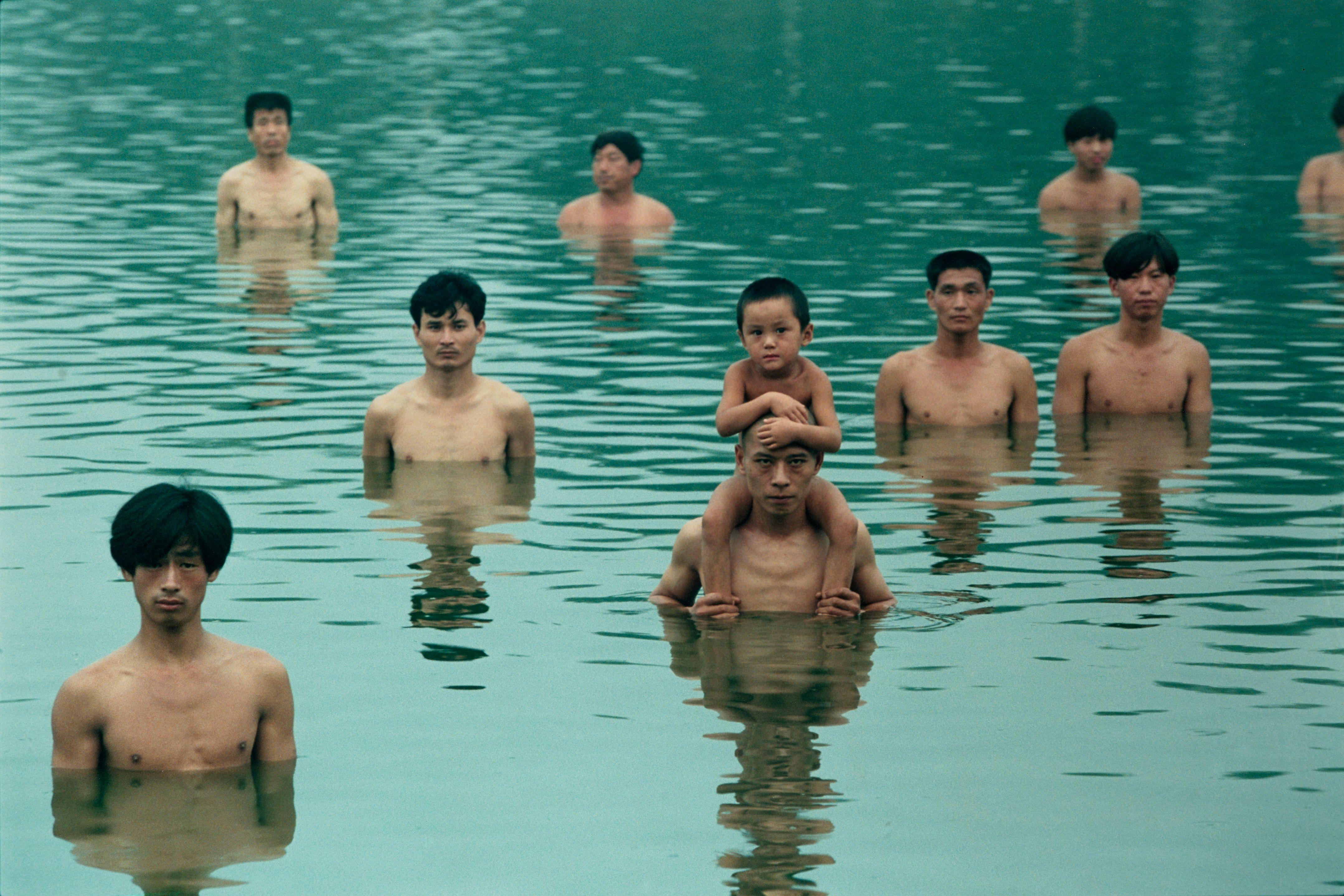 Zhang Huan - To Raise The Water Level In A Fish Pond (Close Up)