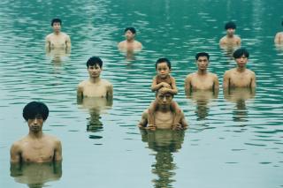 Zhang Huan - To Raise The Water Level In A Fish Pond (Close Up)