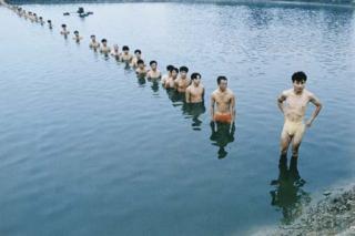 Zhang Huan - To Raise The Water Level In A Fish Pond, (Diagonal Men)
