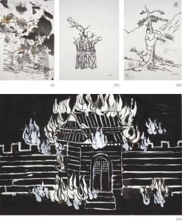 Zhang Huan - Untitled (Four Works)