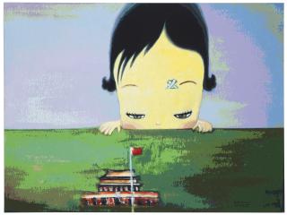 Zhang Hui - Girl Gazing On Tiananmen