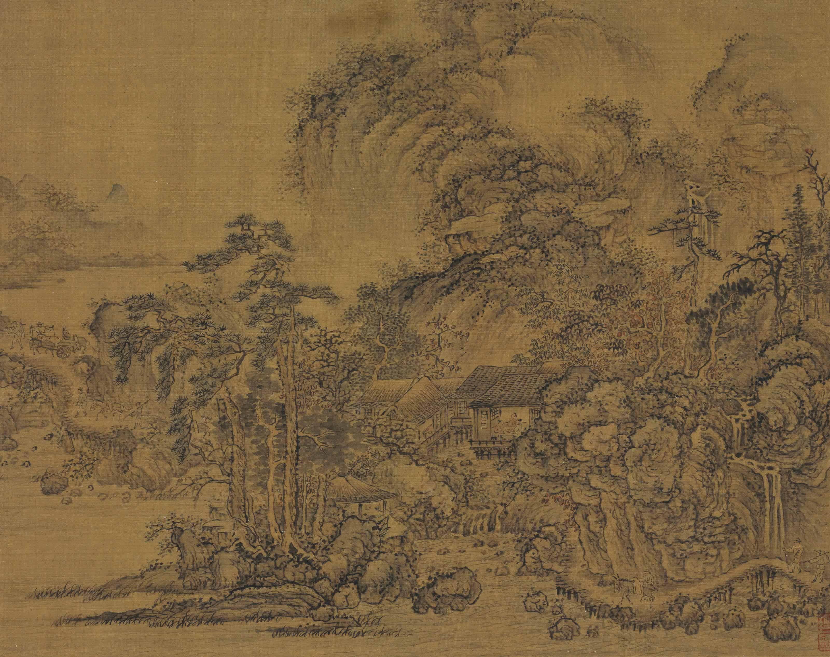 Zhang Jing - Travelers Along the River
