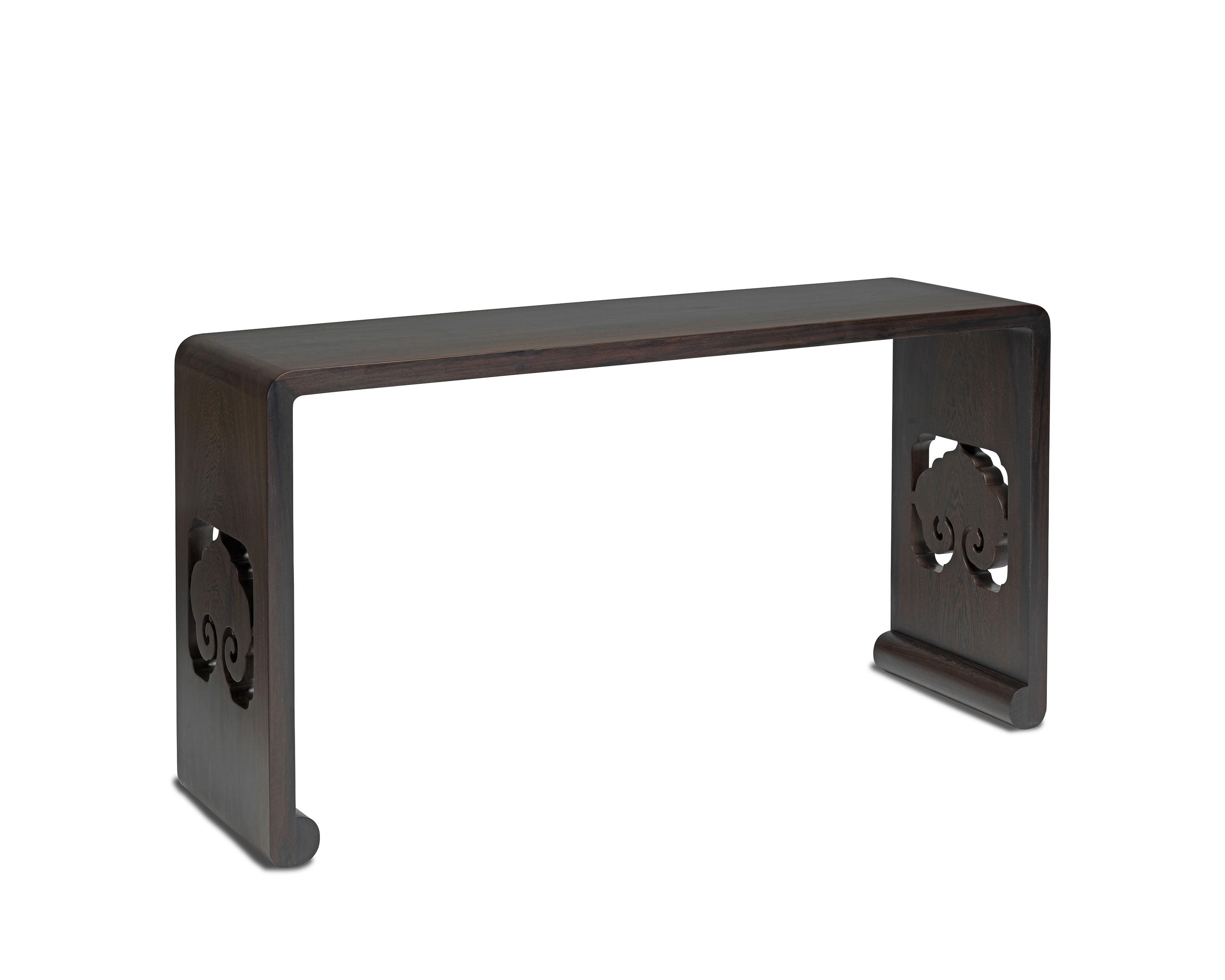 Zhang Jinhua - A SCROLLED QIN TABLE