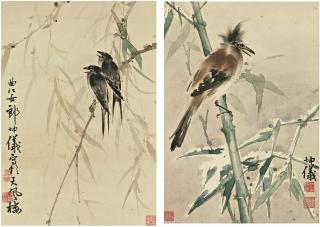 Zhang Kunyi - Bamboo and birds
