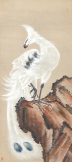 Zhang Kunyi - White Phoenix On Rock