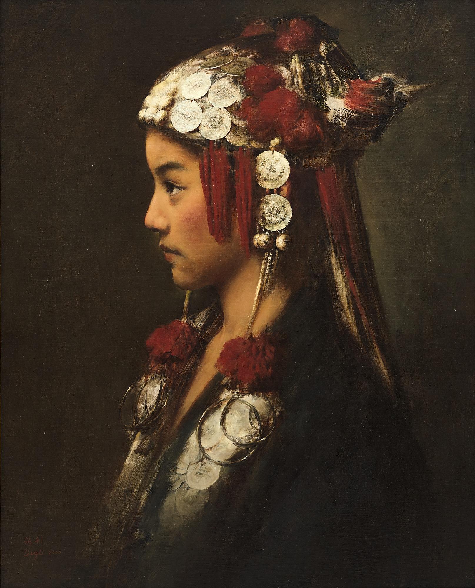 Zhang Li - Ai Ni Girl With Headdress