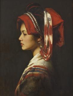 Zhang Li - Portrait Of A Yi Girl