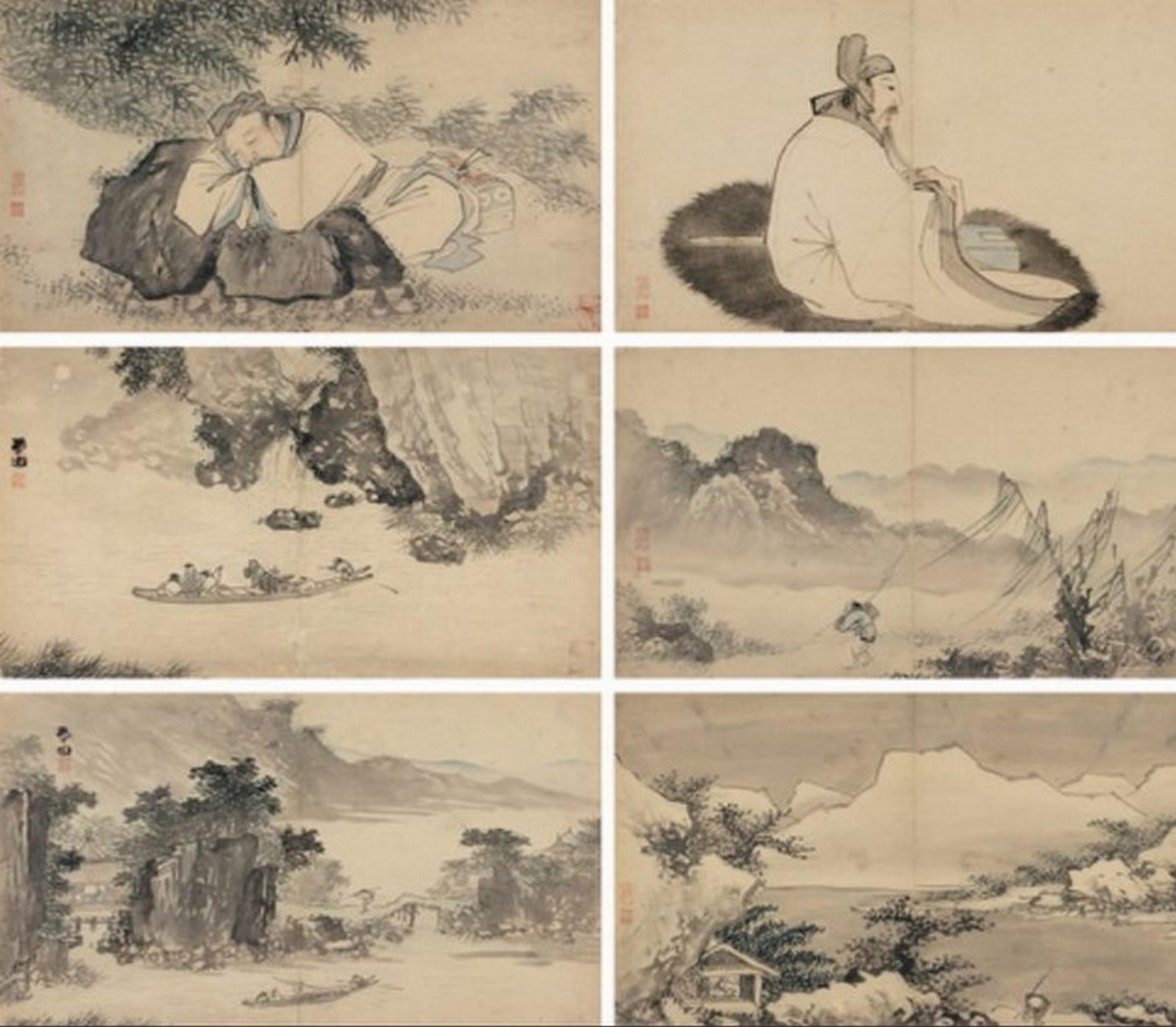 Zhang Lu - Landscapes and Figure