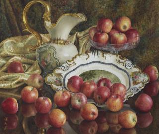 Zhang Meili - Still Life With Apples