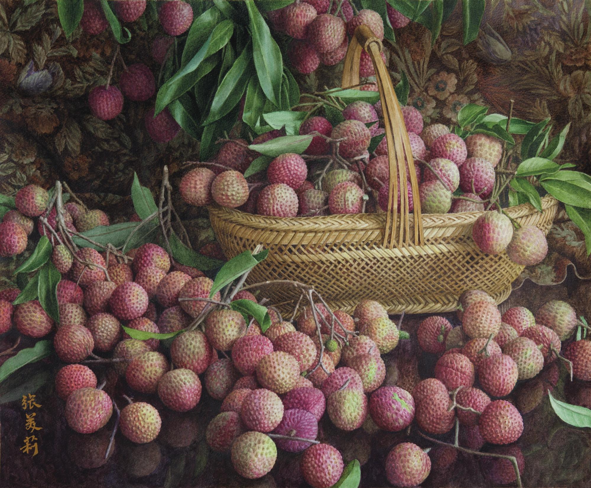 Zhang Meili - Still Life With Lychees