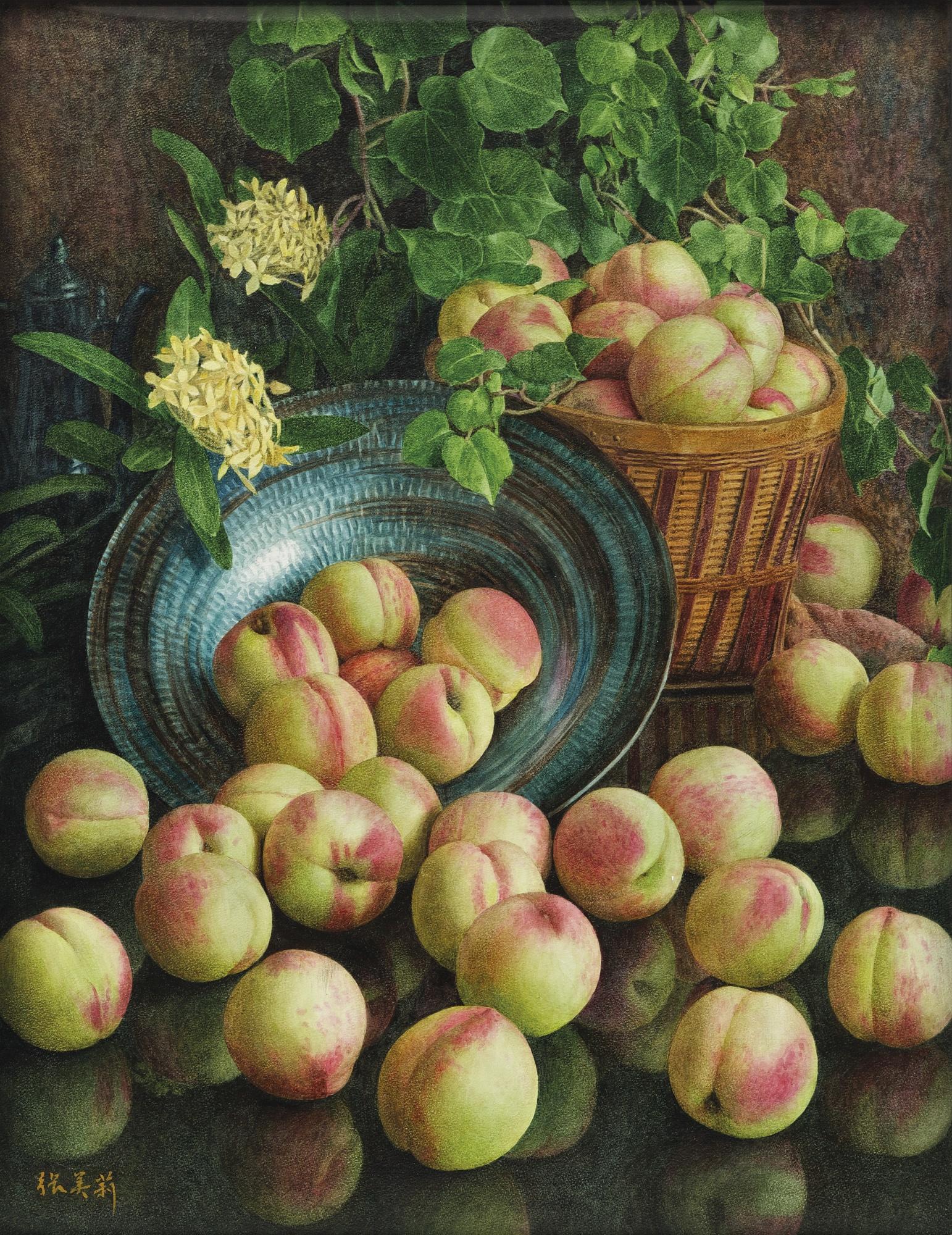 Zhang Meili - Still Life With Peaches
