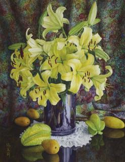 Zhang Meili - Yellow Lilies