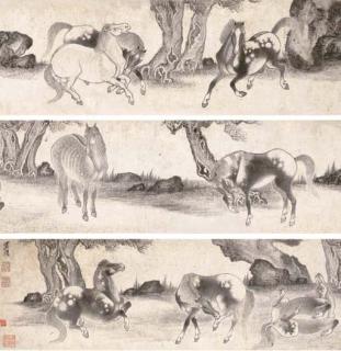 Zhang Mu - Eight Stallions