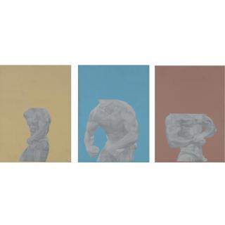 Zhang Peili - Yellow, Blue And Red (Three Panels)