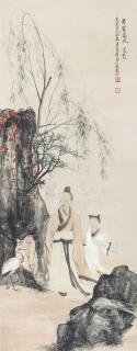 Zhang Shanzi - Scholar And Crane