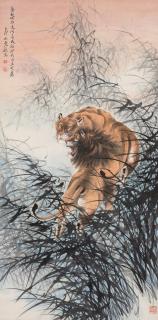 Zhang Shanzi - Two Lions