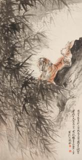 Zhang Shanzi - Two Tigers, 1930