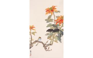 Zhang Shaoshi - Flower and bird
