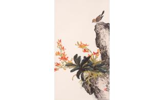 Zhang Shaoshi - Flower and bird