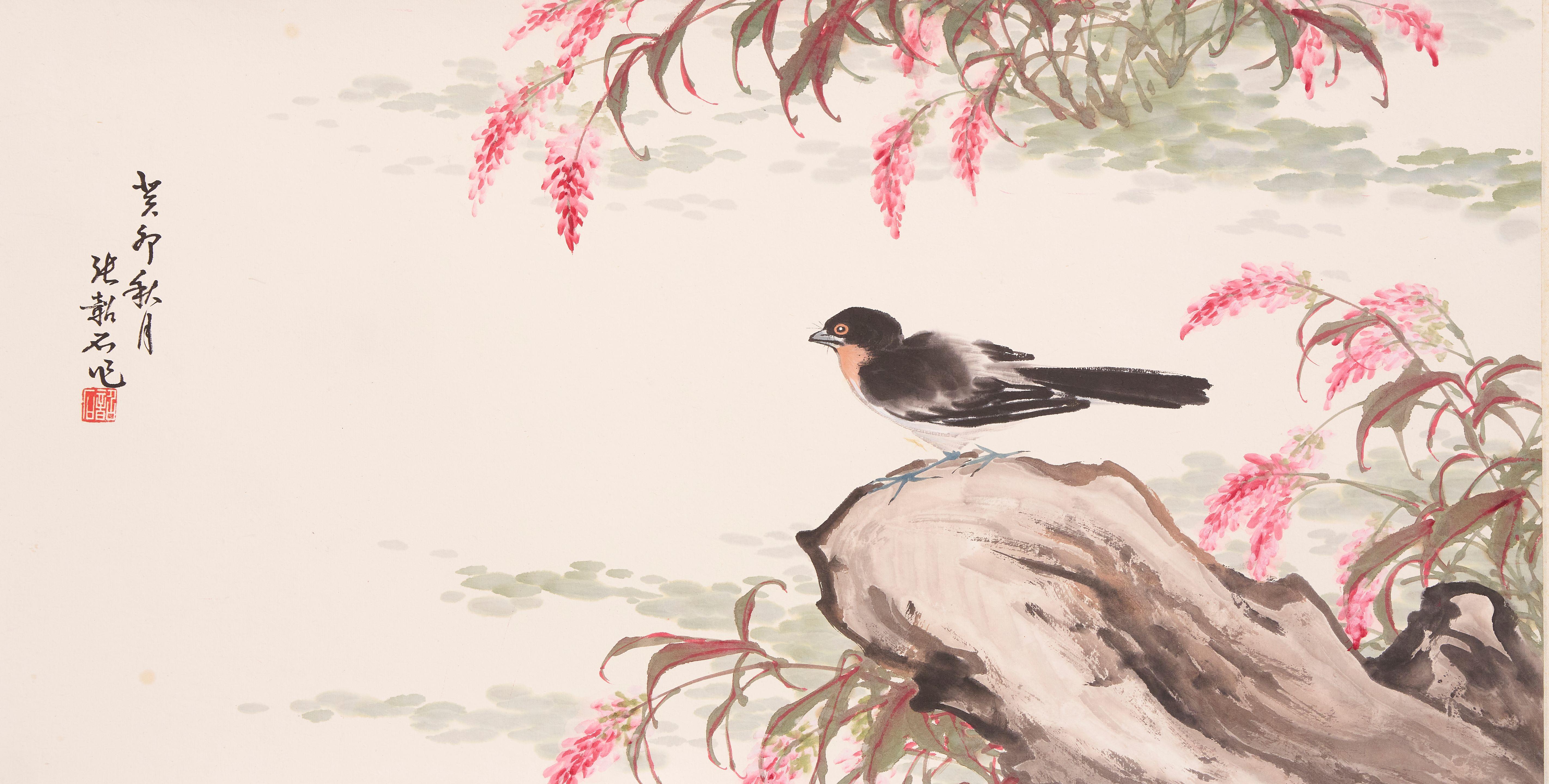 Zhang Shaoshi - Flower and bird