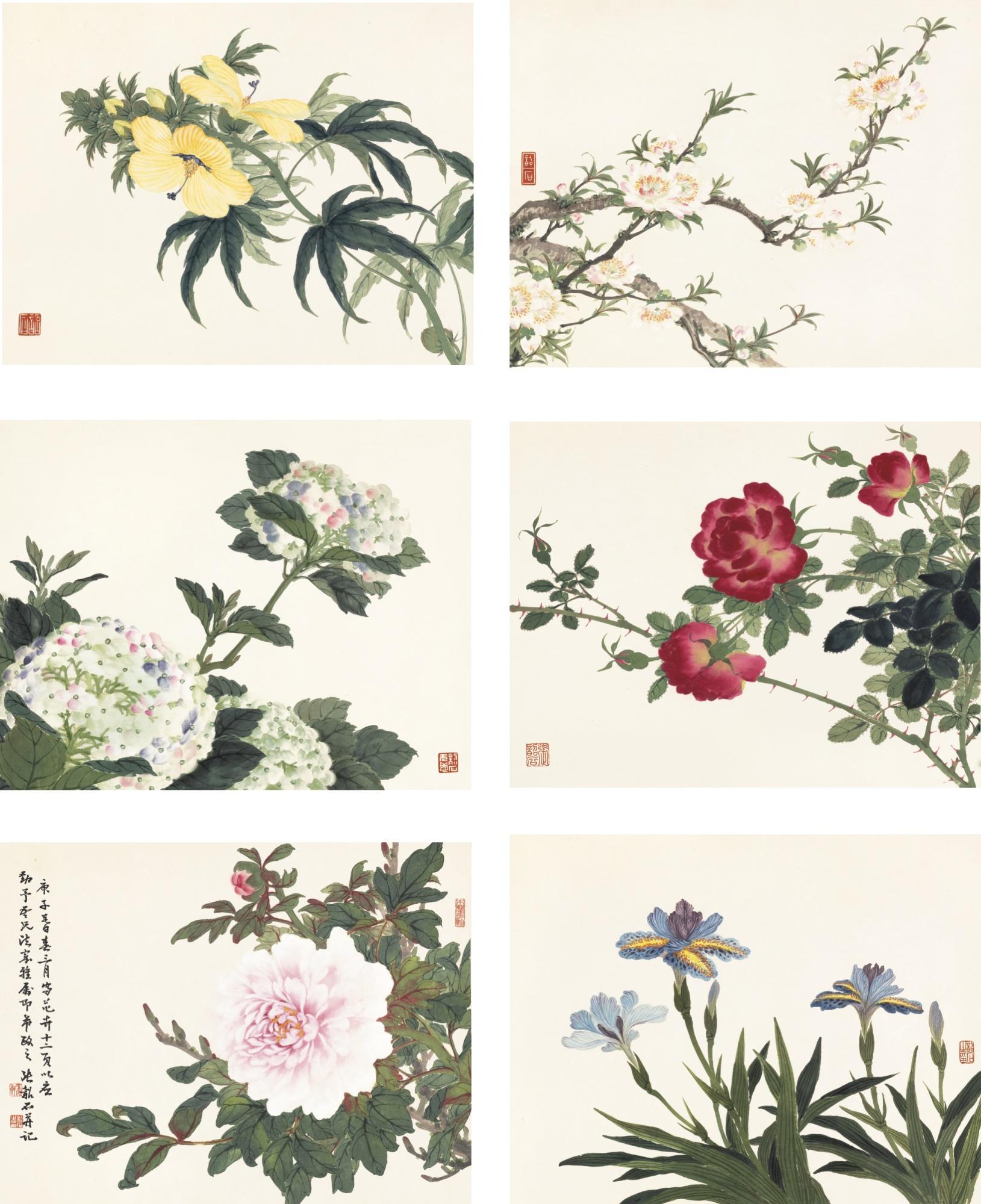 Zhang Shaoshi - Flowers
