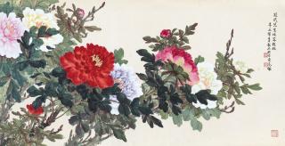 Zhang Shaoshi - Peony (Tang Dynasty，7Th-10Th Century)