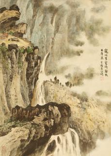 Zhang Shoucheng - Waterfall