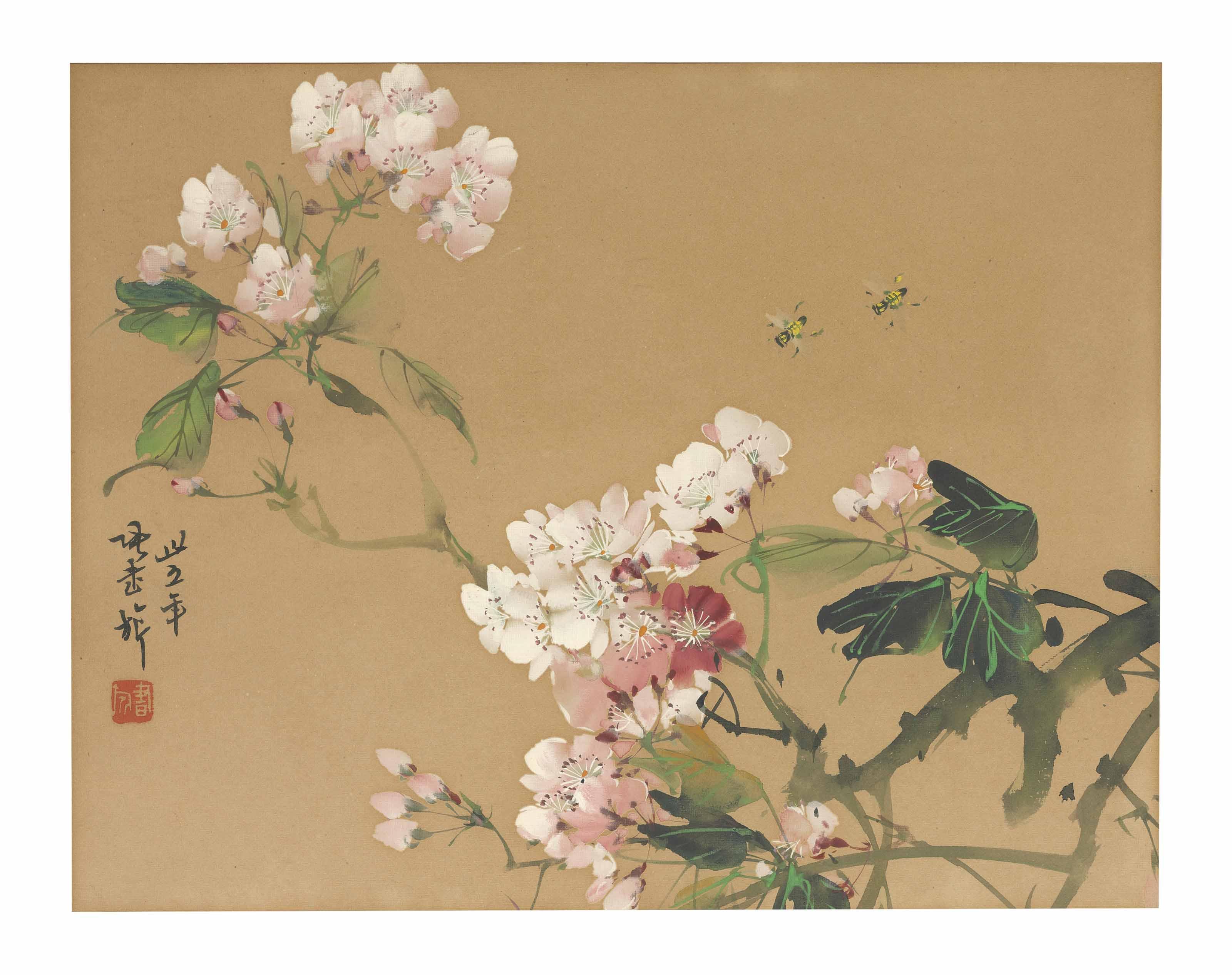 Zhang Shuqi - Bees and Blossoms