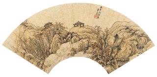 Zhang Wentao - Pavilion In Mountain