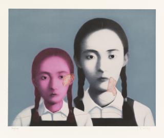 Zhang Xiaogang - Big Family: Two Sisters