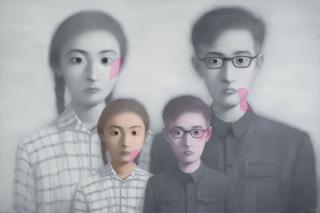 Zhang Xiaogang - Bloodline Series : The Big Family No. 10